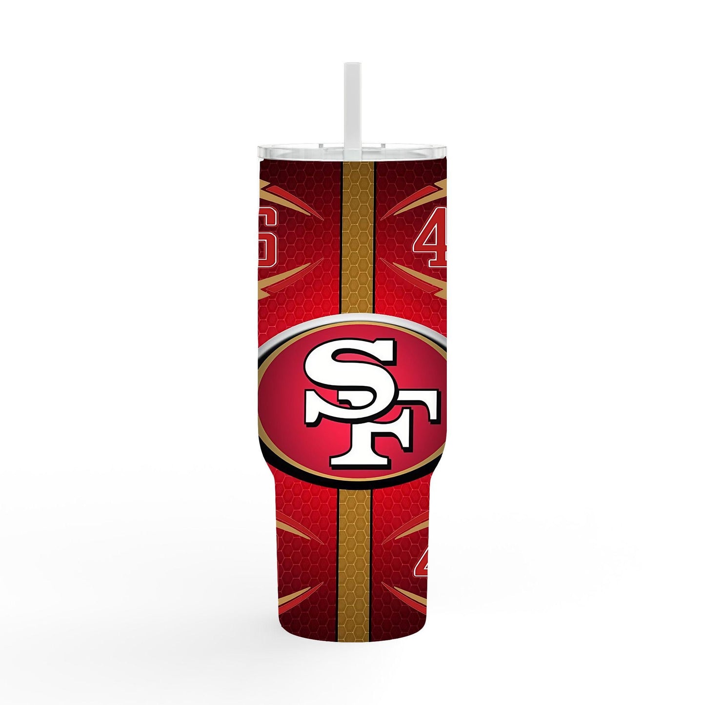 49ers 40oz Tumbler Wrap PNG, San Francisco Football Tumbler Sublimation for Digital Download, 49ers 40oz Tumbler Wrap, Niners Sublimation