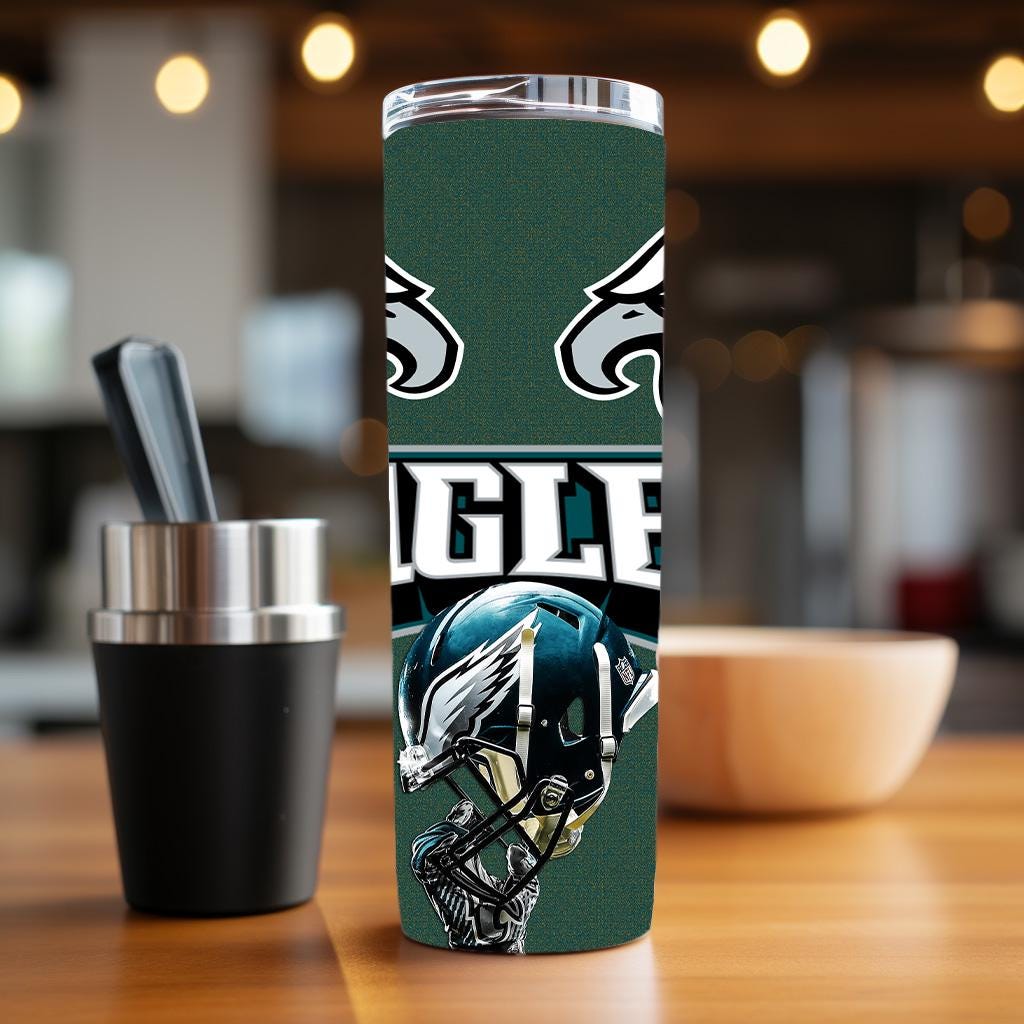 Philly Eagle Png, Football Philly Tumbler Wrap PNG, 2 Philadelphia 20oz tumbler sublimation, , Eagles Tumbler wrap, Philadelphia tumbler png
